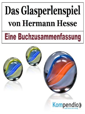 cover image of Das Glasperlenspiel von Hermann Hesse